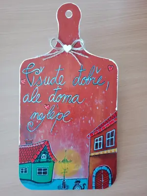 Prkénko závěsná dekorace