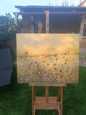 Obraz Konec léta - akryl na plátně 80x100cm