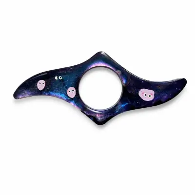 Záložka na stránky - fialová, bubáci