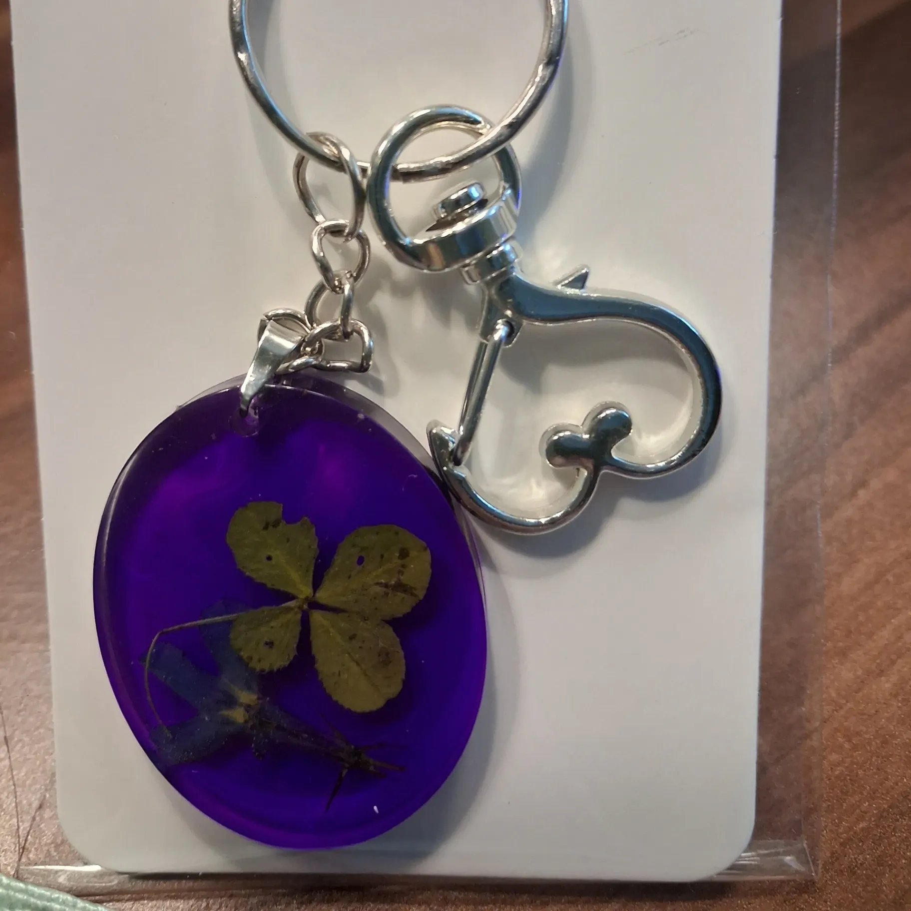 Klíčenka se čtyřlístkem